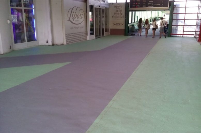 Konzum aljzat festés